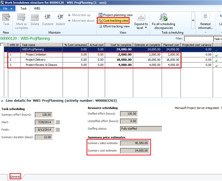 Project Planning in D365FO Project Management & Accounting Module ...