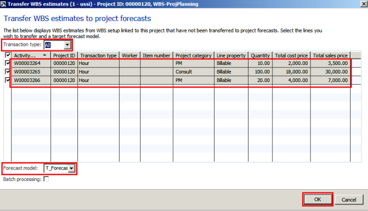 Project Planning in D365FO Project Management & Accounting Module ...
