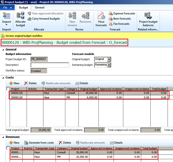 Project Planning in D365FO Project Management & Accounting Module ...